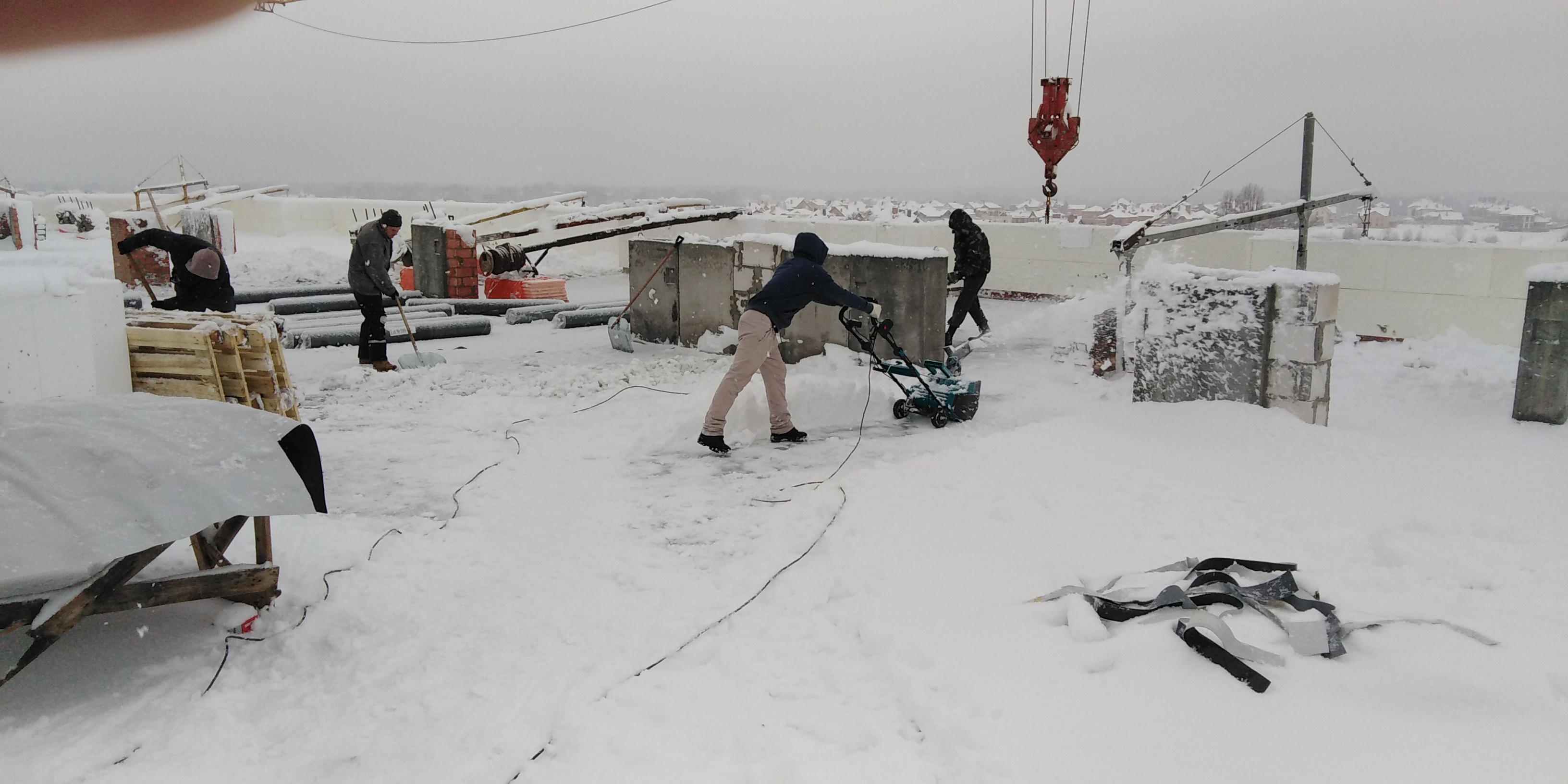 TPO монтаж мембран пв